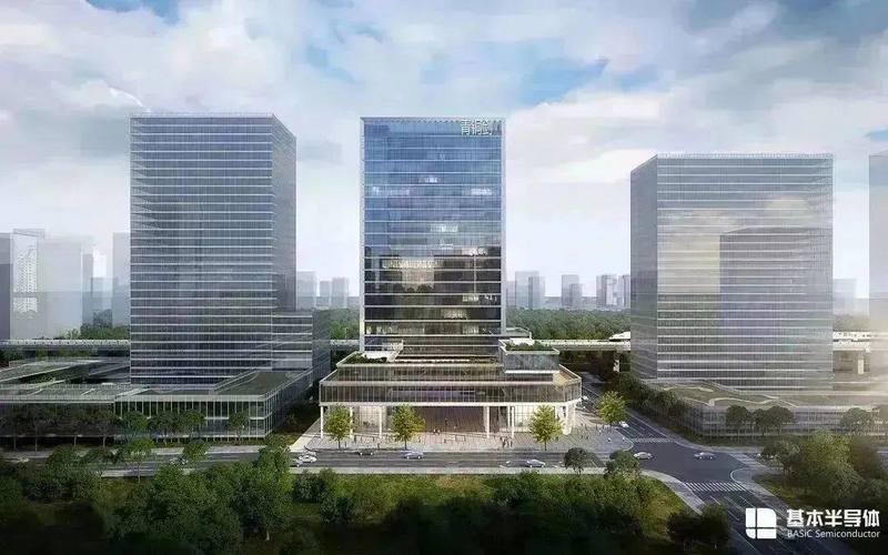 基本半导体集团总部青铜剑科技大厦喜封金顶